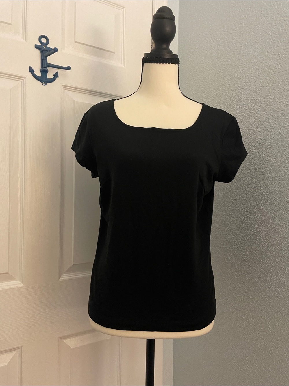 Classic Black Women's Cap Sleeve Top - Danskin